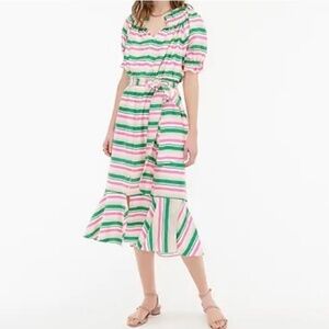 JCrew Ruffleneck dress size 6 NWT